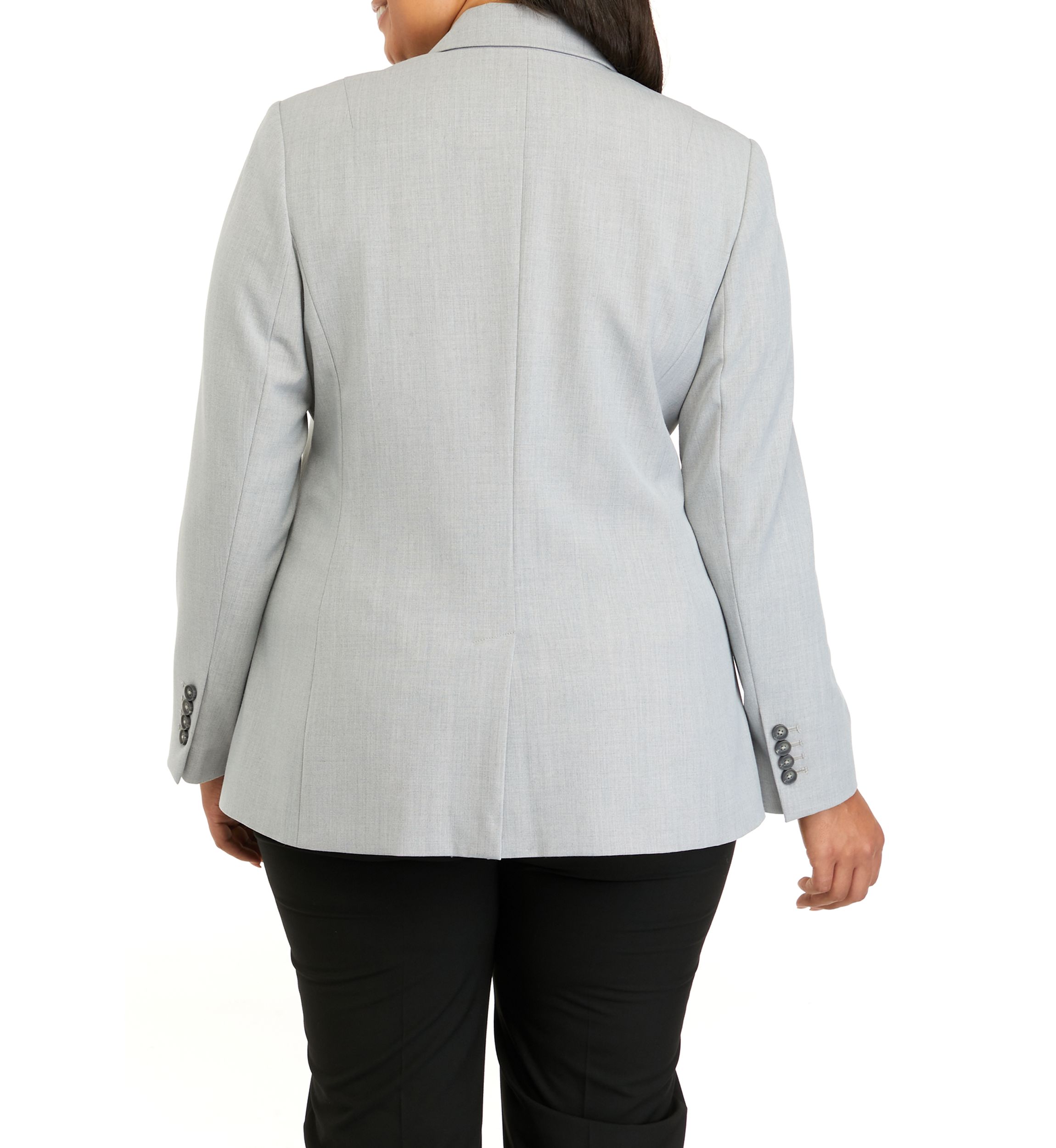 Plus Size Longline Blazer
