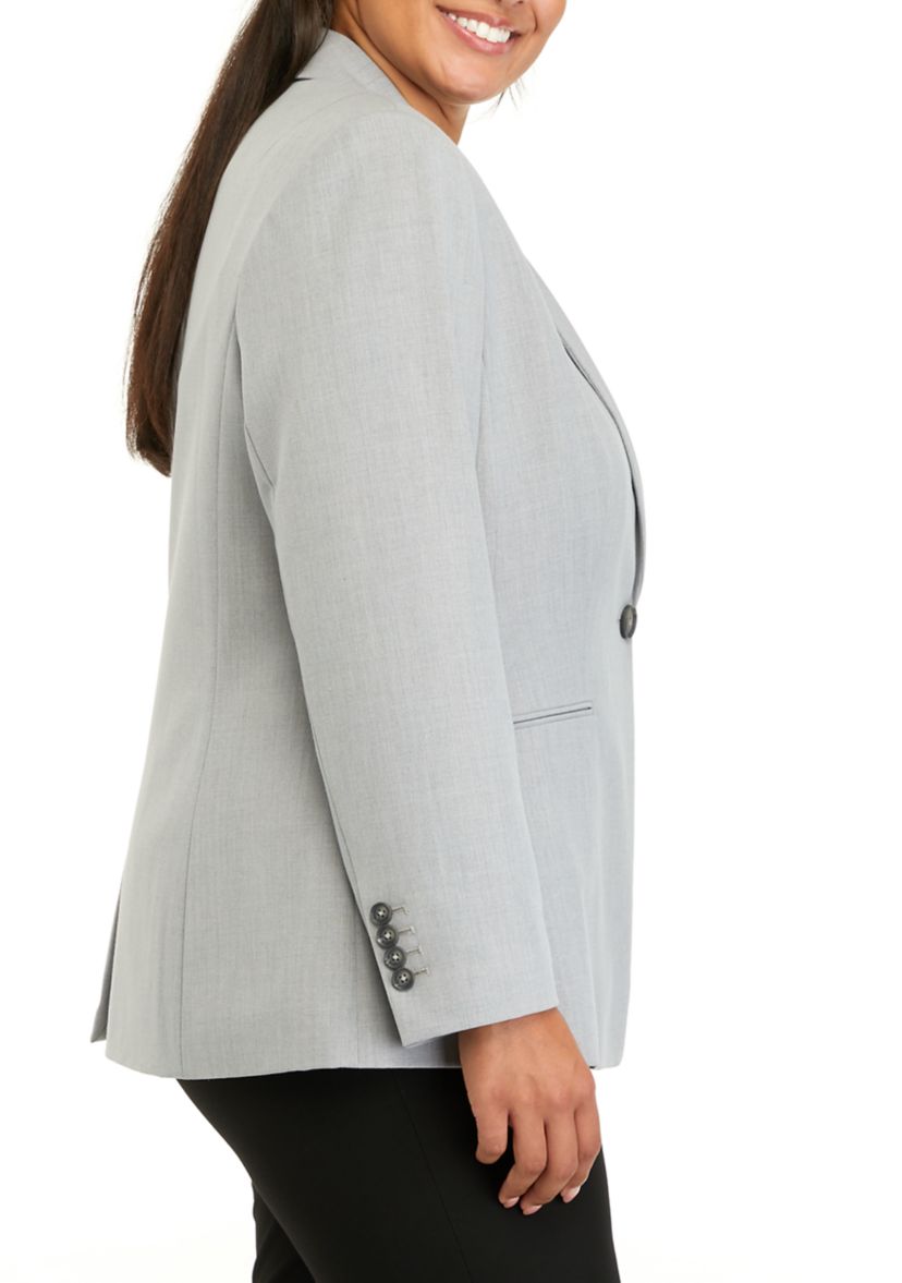 Plus Size Longline Blazer