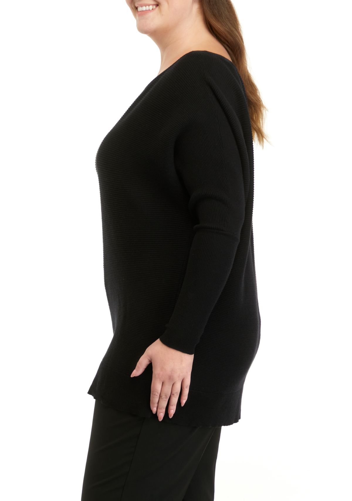 Plus Size Off the Shoulder Sweater