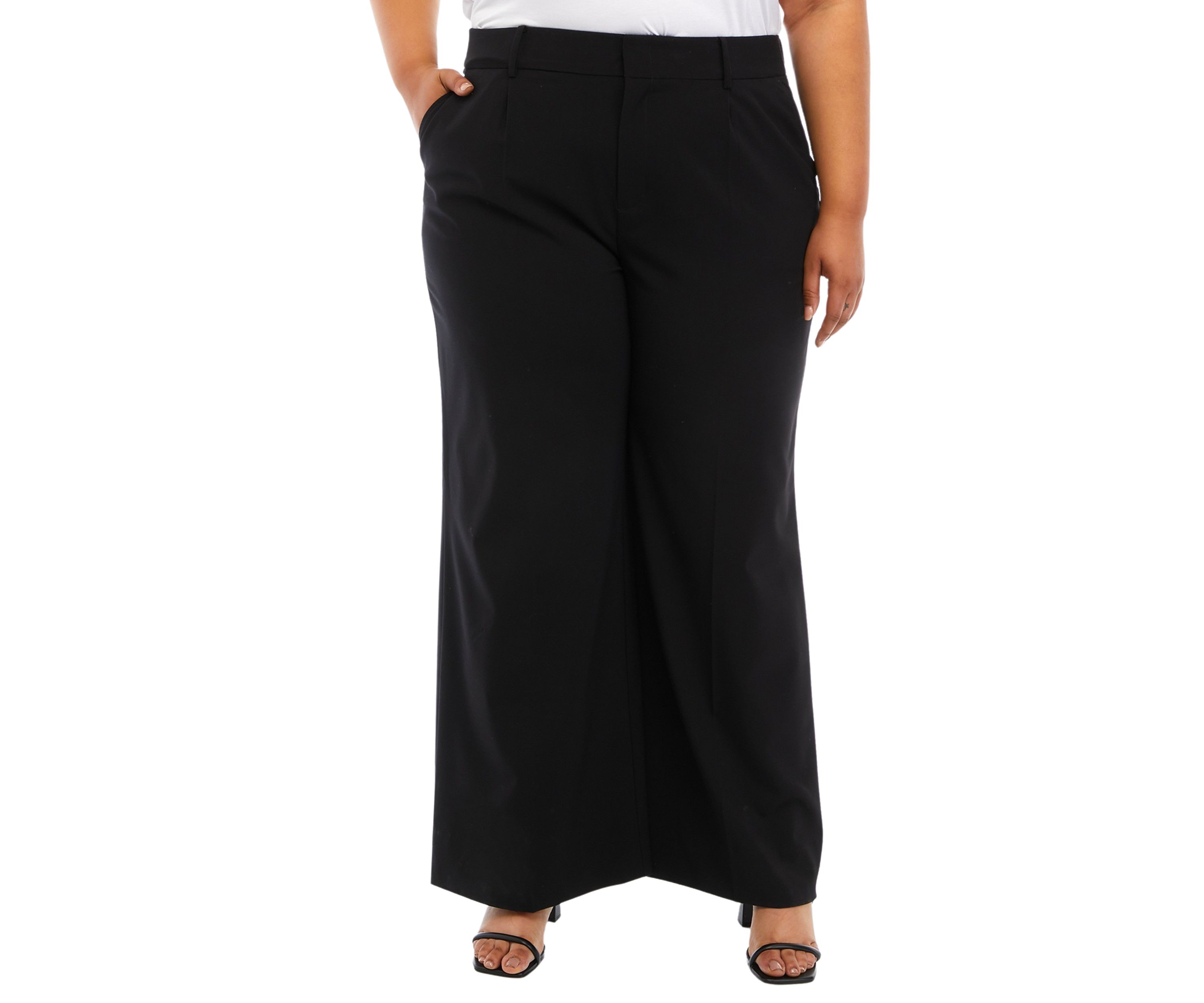 Plus Size Wide Leg Pants