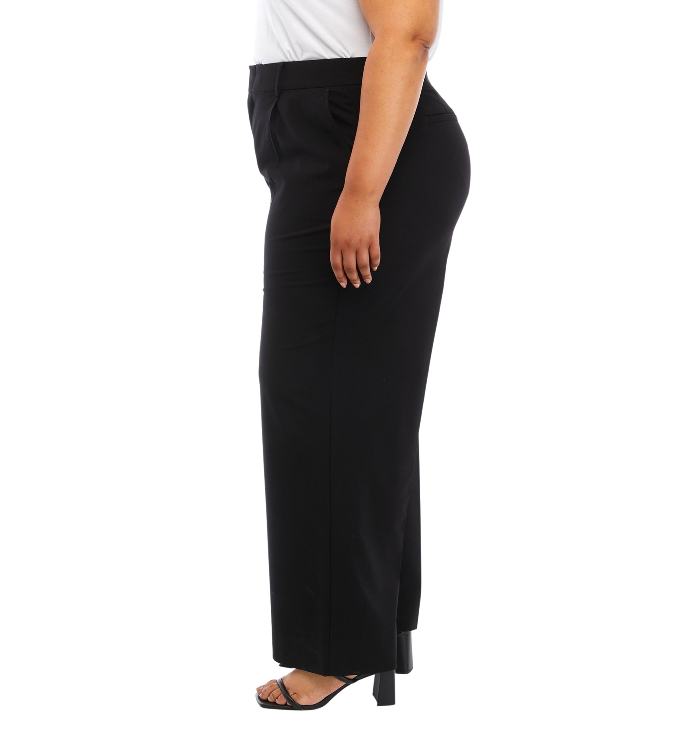 Plus Size Wide Leg Pants
