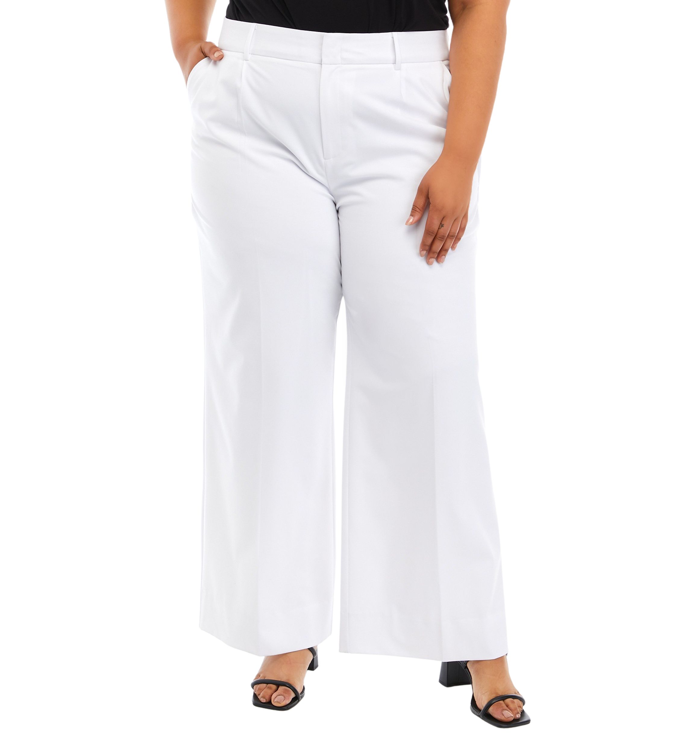 Plus Size Wide Leg Pants