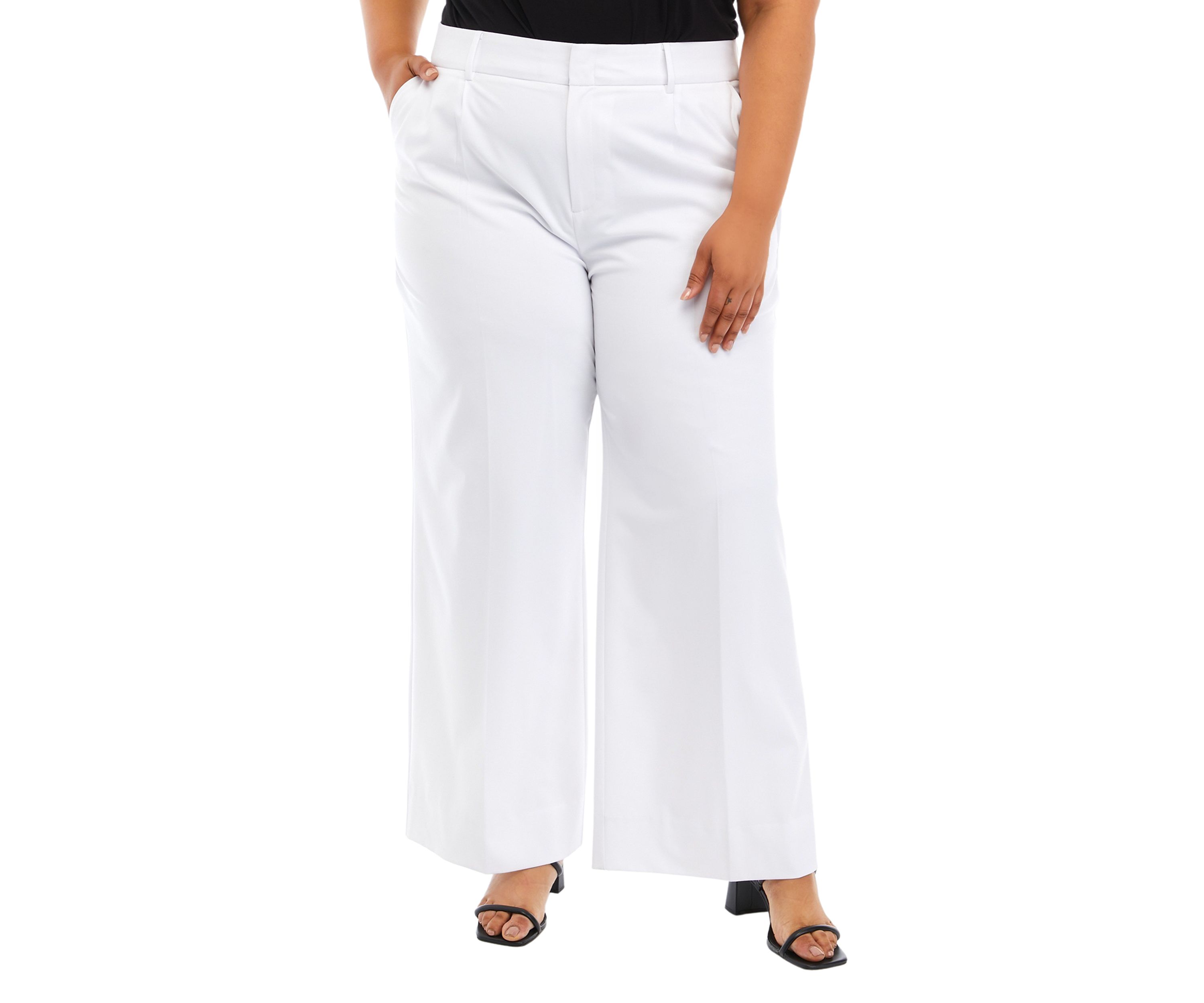 Plus Size Wide Leg Pants