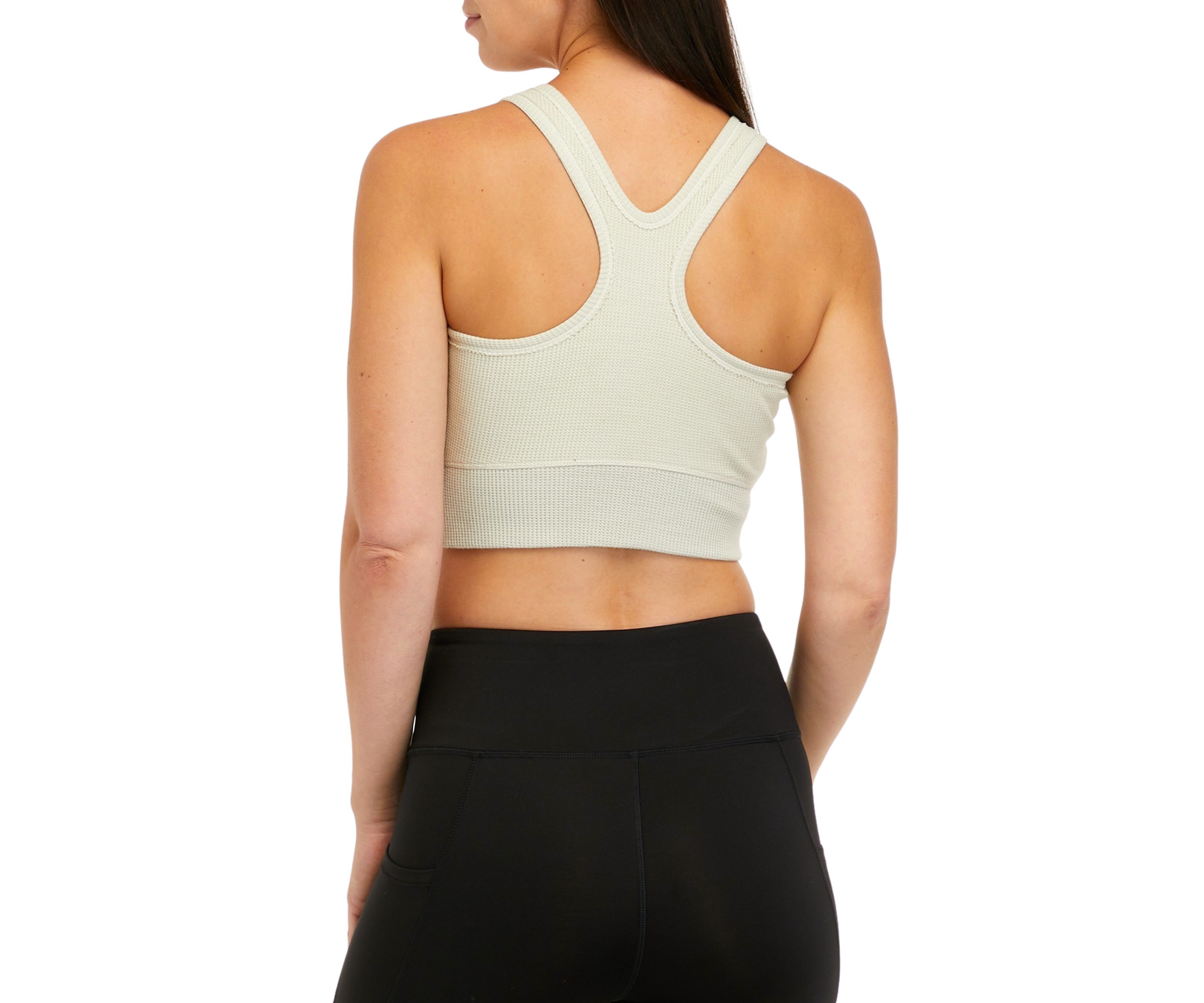 Waffle Henley Bra Tank Top