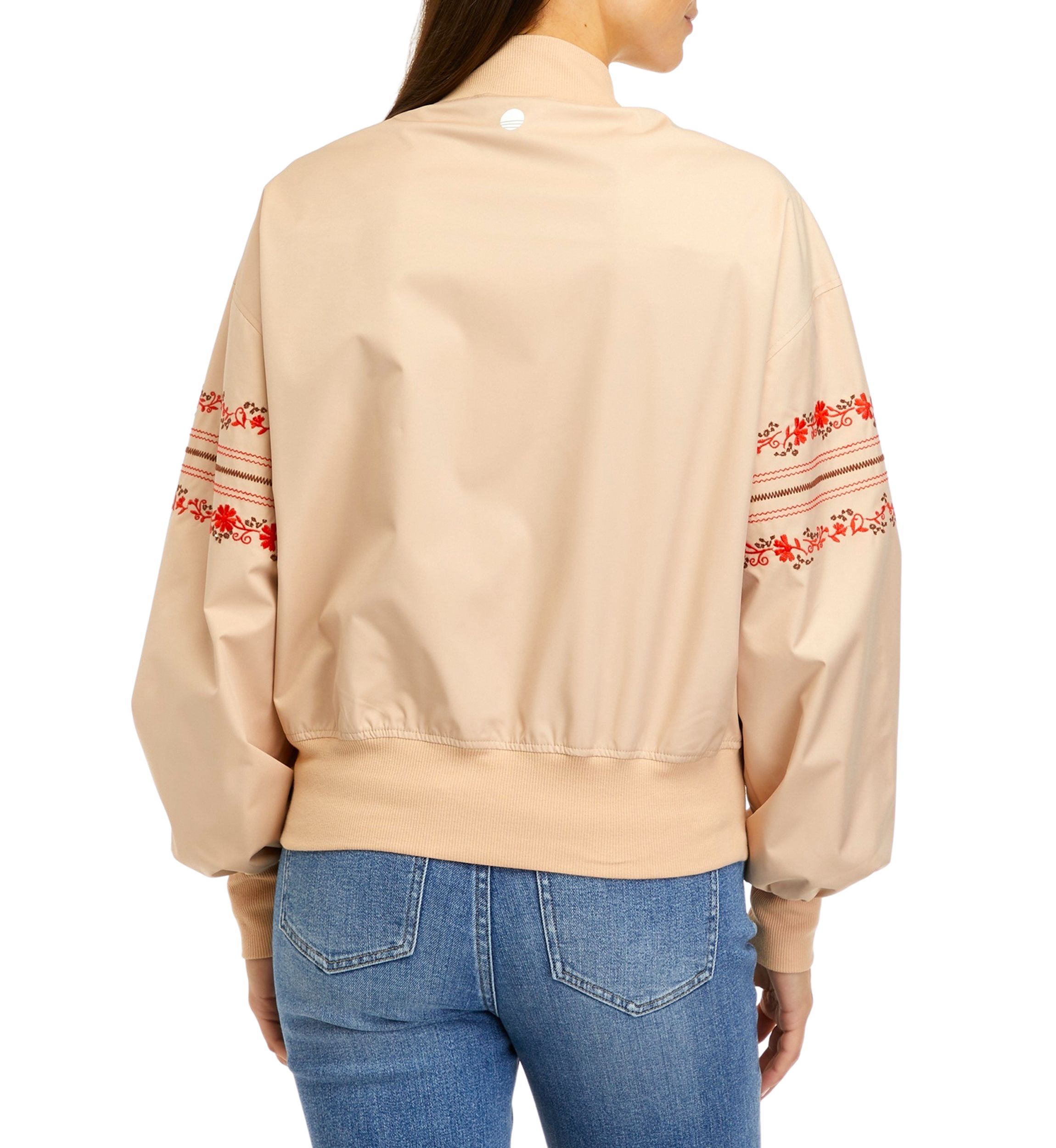 Long Sleeve Oversized Bomber Jacket