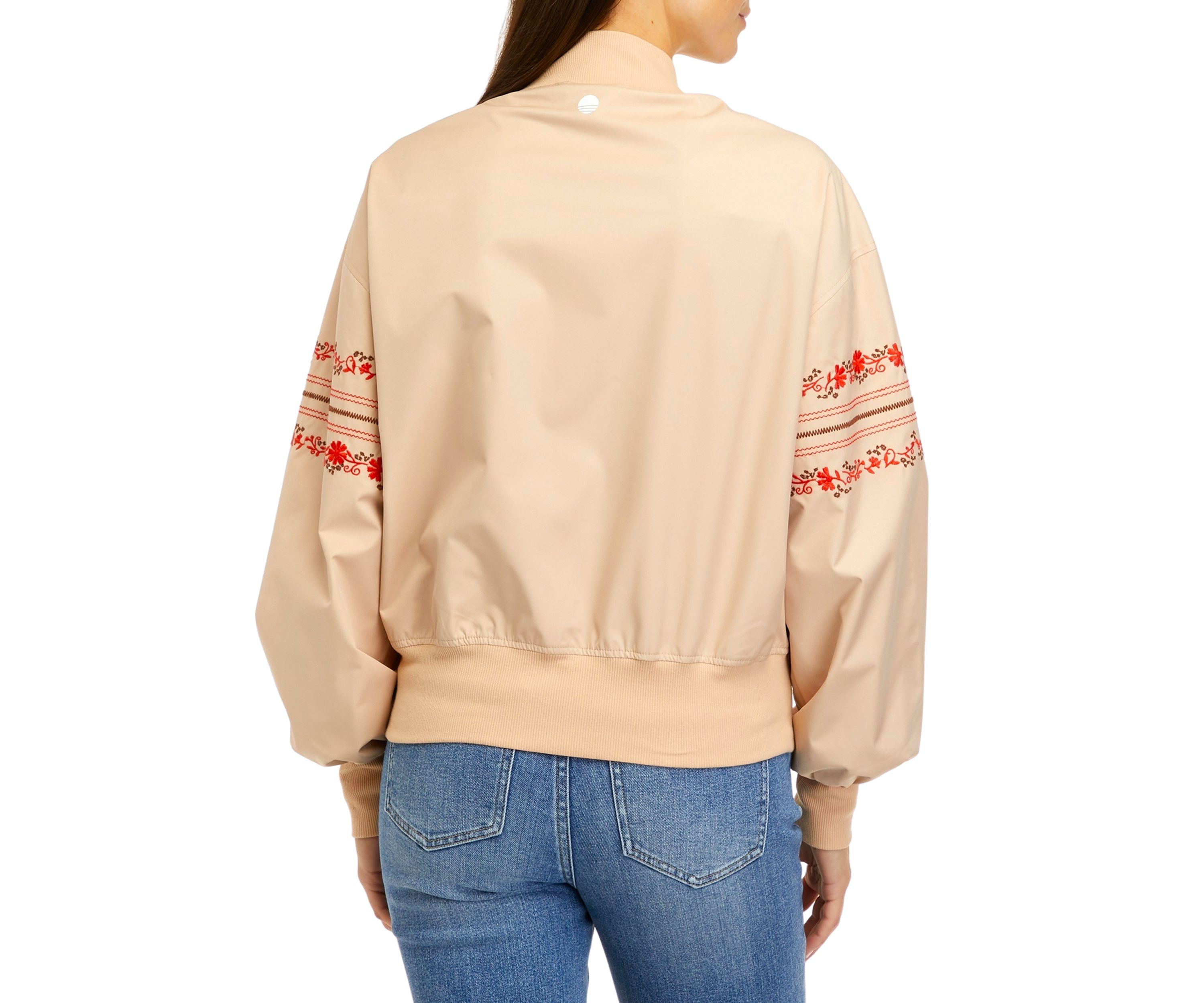 Long Sleeve Oversized Bomber Jacket