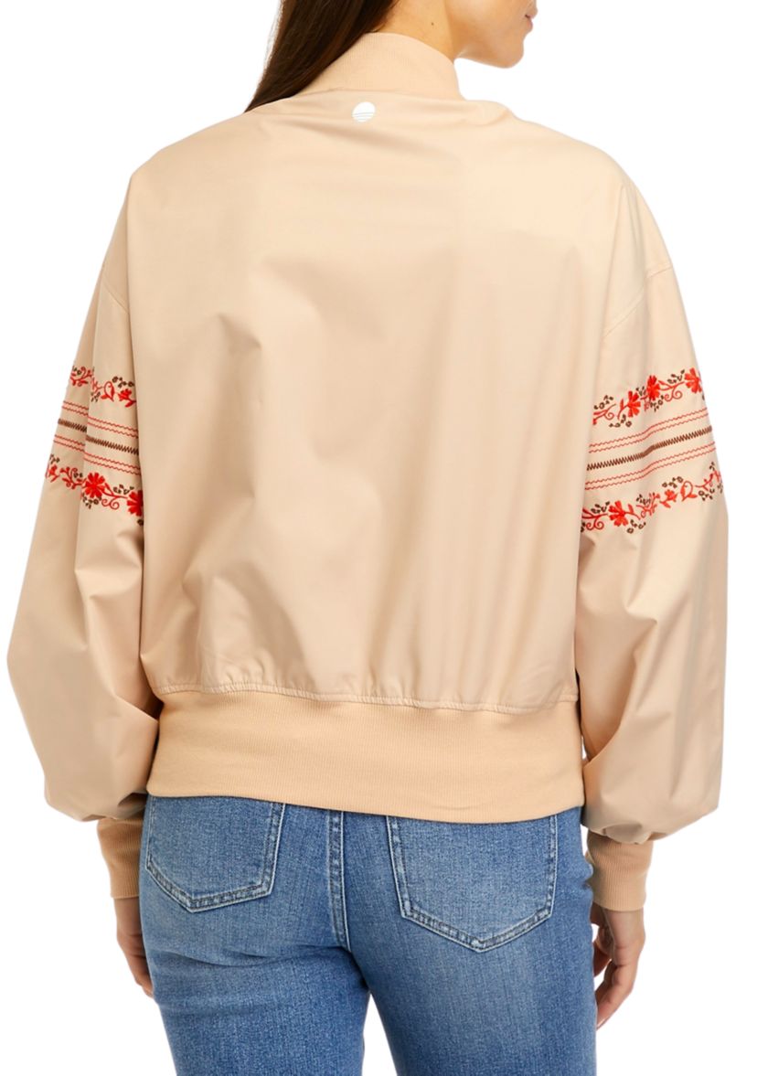 Long Sleeve Oversized Bomber Jacket
