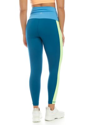 Zelos Womens Compression Activewear Yoga Pants Paint Swirl Pattern Size XL