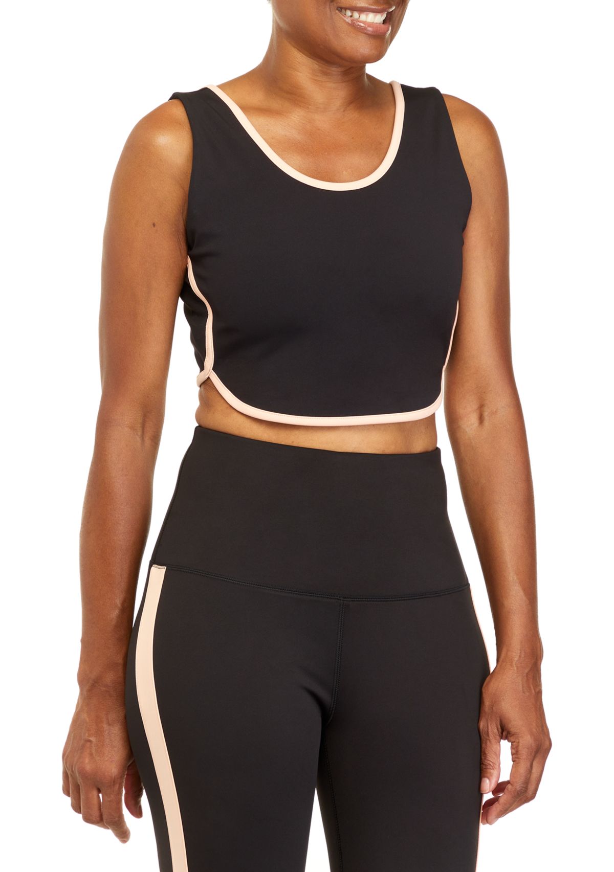 Medium Impact Scoop Neck Sports Bra