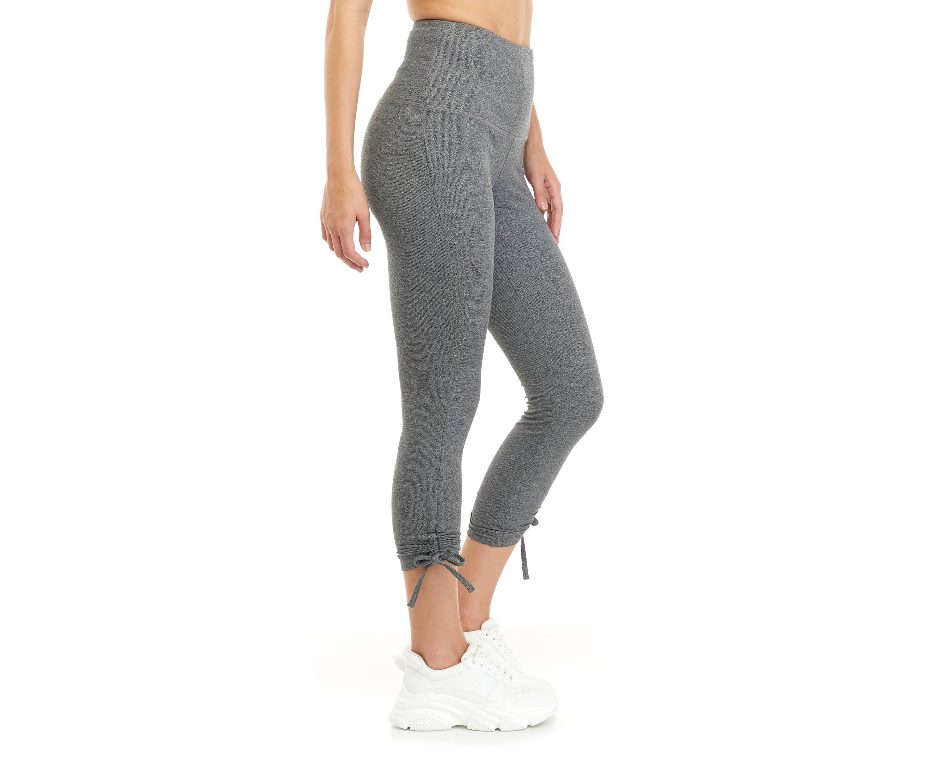 Solid Ruched Leggings