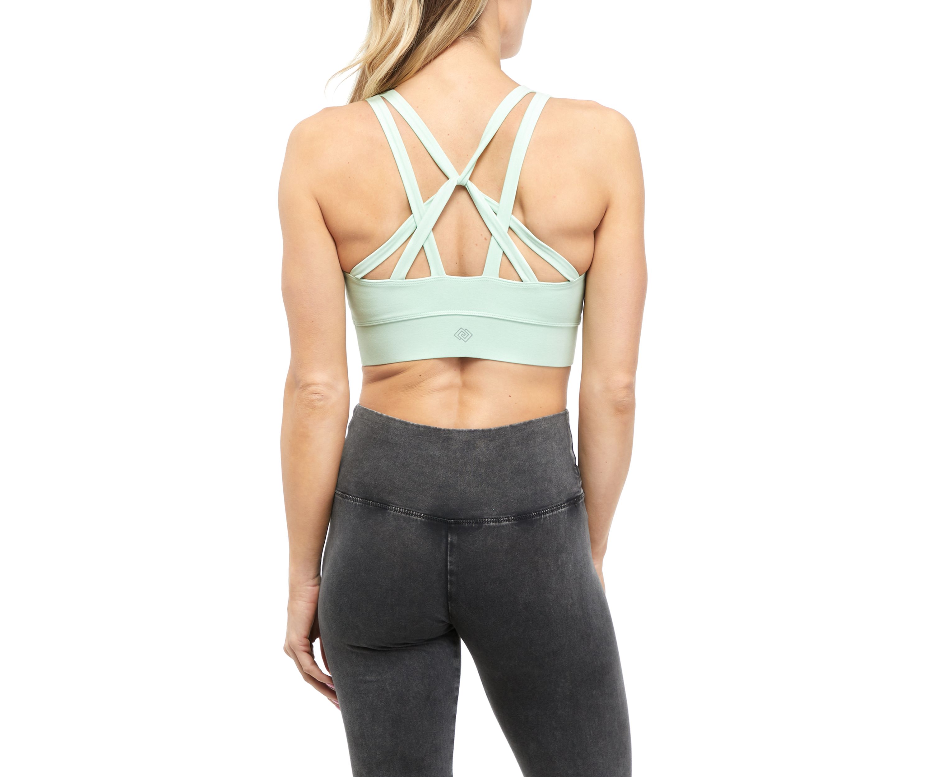 Strappy Back Longline Sports Bra 