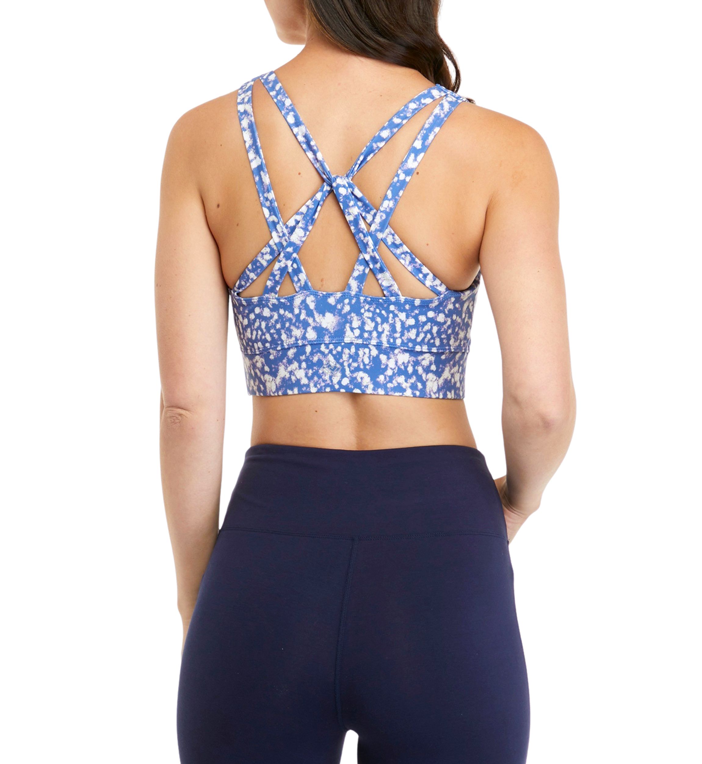 Strappy Back Longline Sports Bra