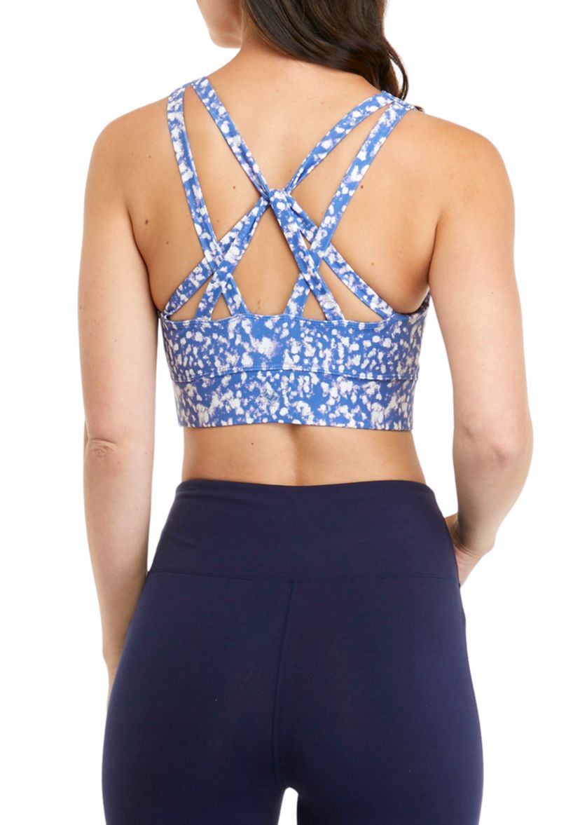 Strappy Back Longline Sports Bra