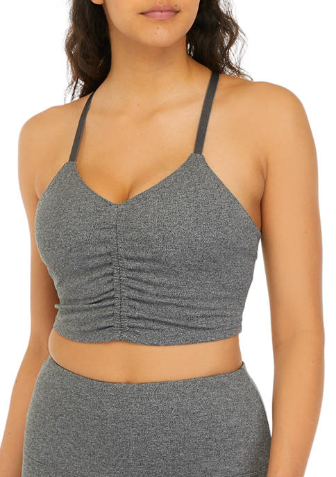 Body & Sol Ruched Front Longline Sports Bra