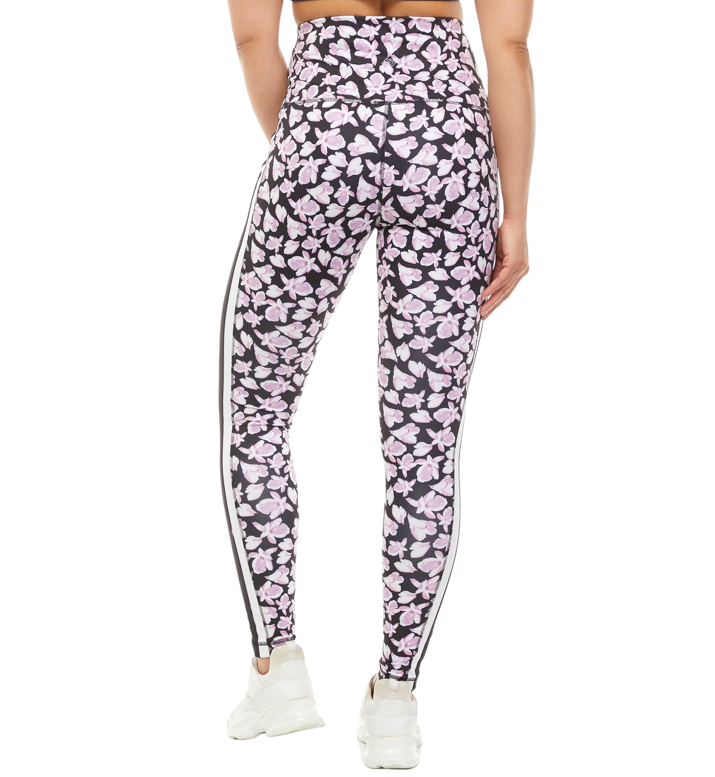 Medium Impact Floral Printed High Waisted Leggings