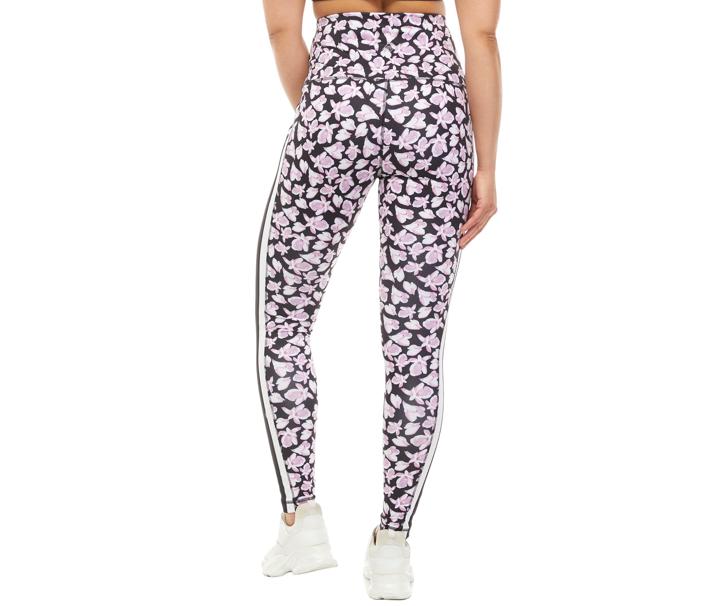 Medium Impact Floral Printed High Waisted Leggings