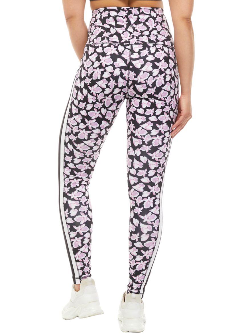 Medium Impact Floral Printed High Waisted Leggings
