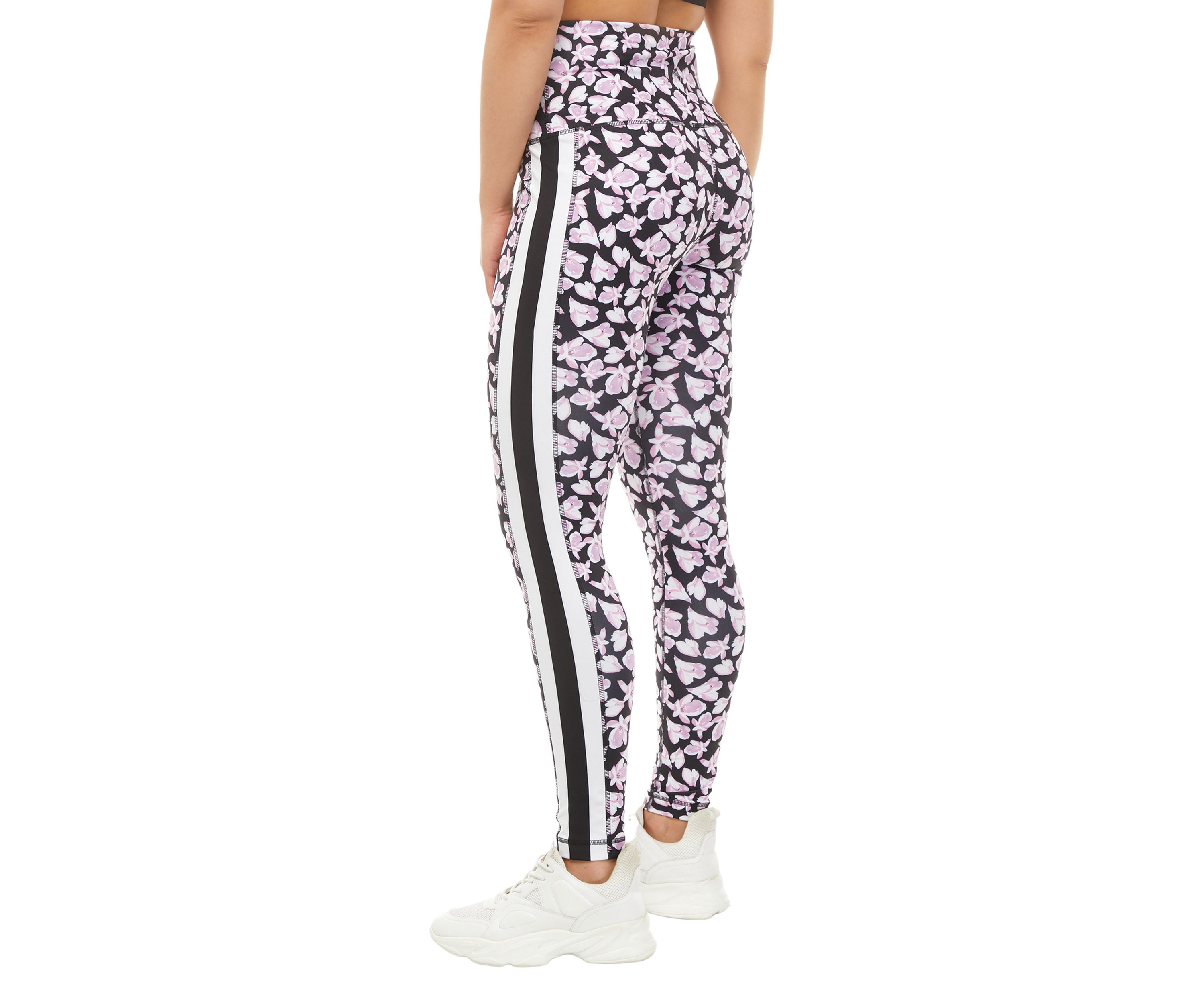 Medium Impact Floral Printed High Waisted Leggings