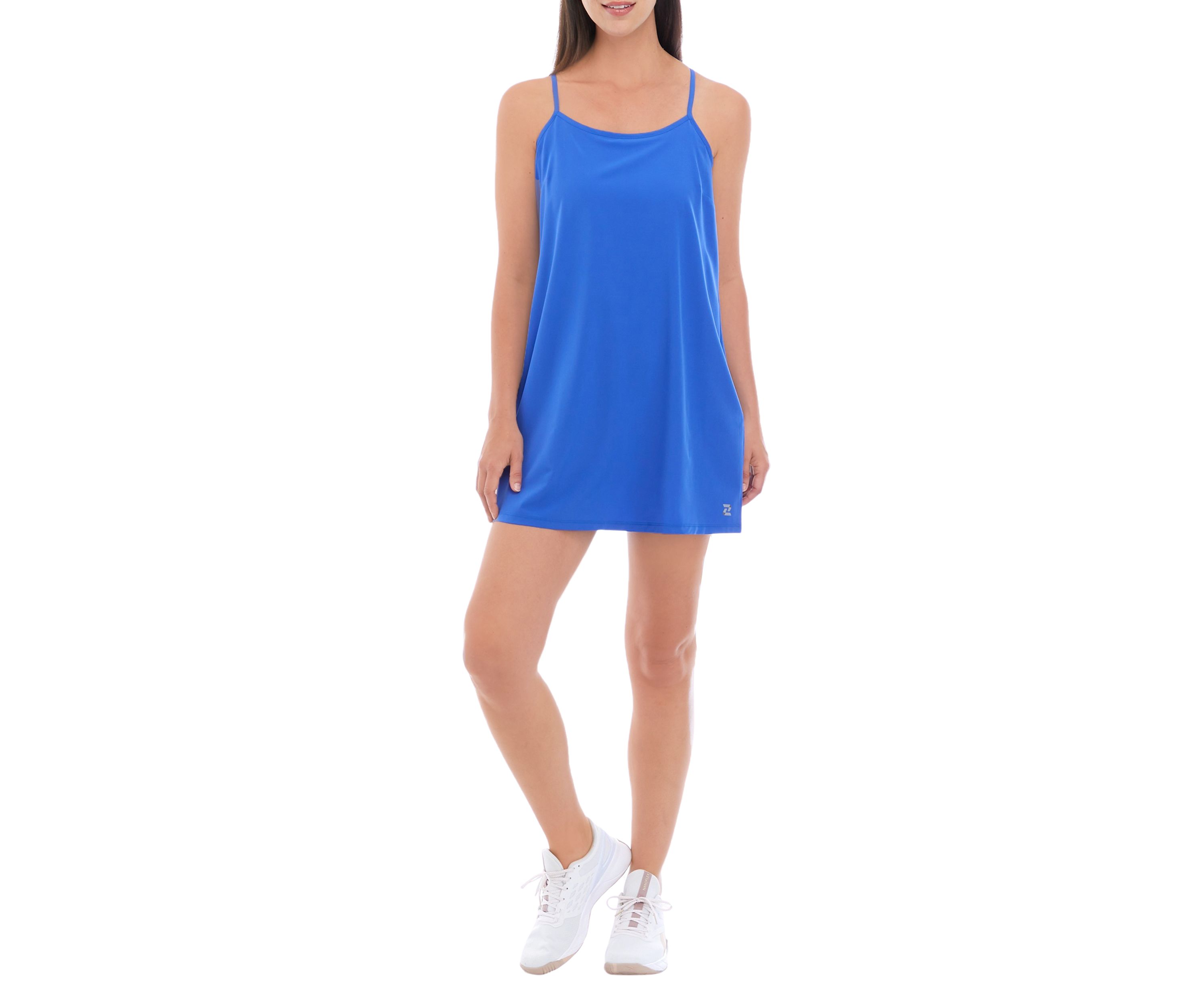 Sleeveless A-Line Solid Active Dress