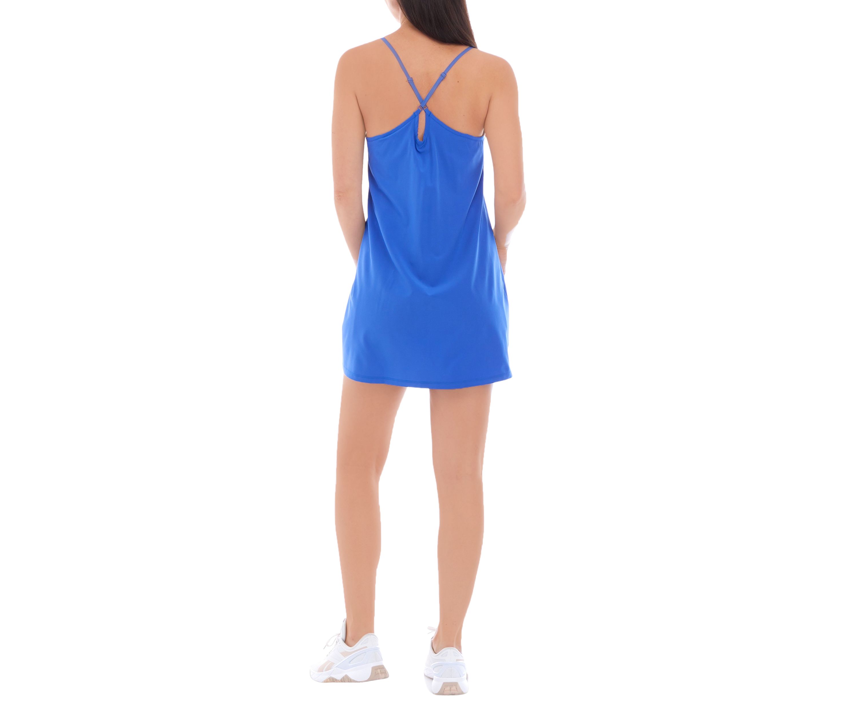 Sleeveless A-Line Solid Active Dress