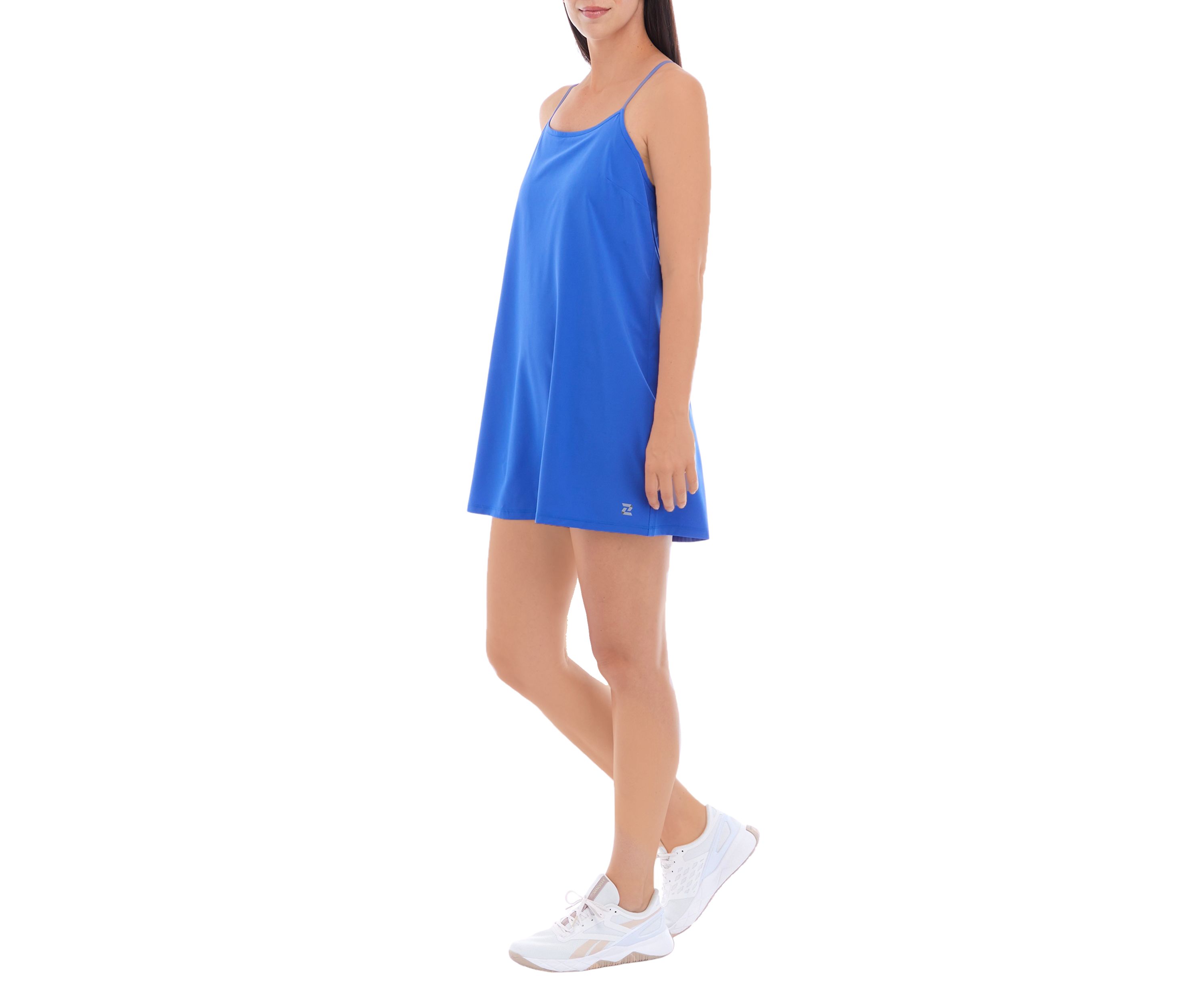 Sleeveless A-Line Solid Active Dress