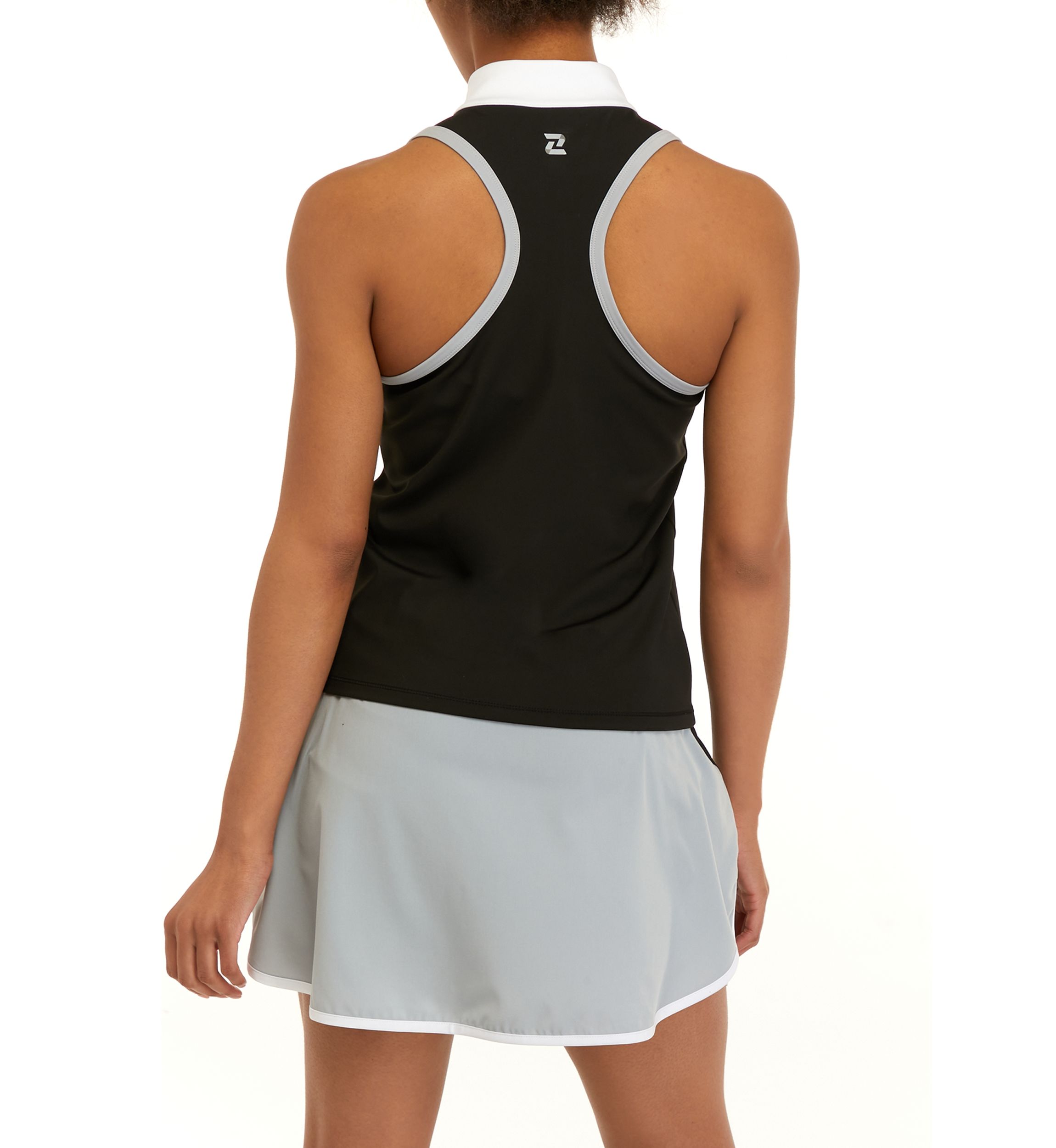Sleeveless Mock Neck Bra Tank Top