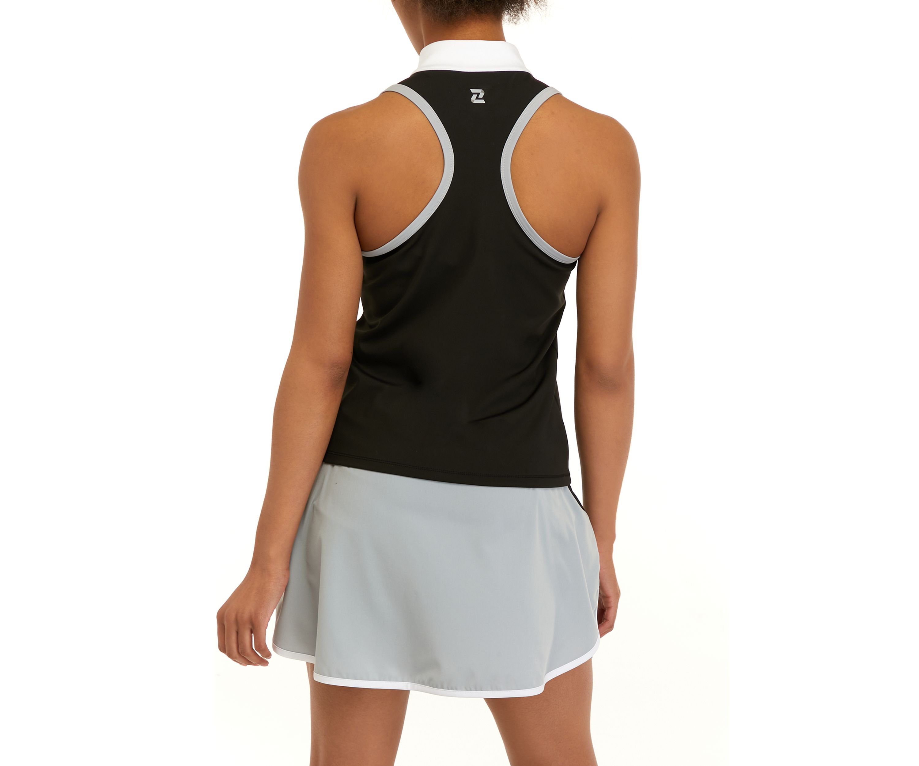 Sleeveless Mock Neck Bra Tank Top