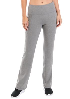 ZELOS, Pants, Zelos Gray With Black Strips Workout Or Comfort Pants