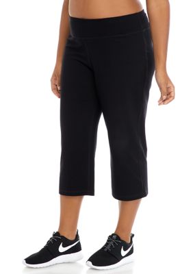 plus size cotton yoga capris