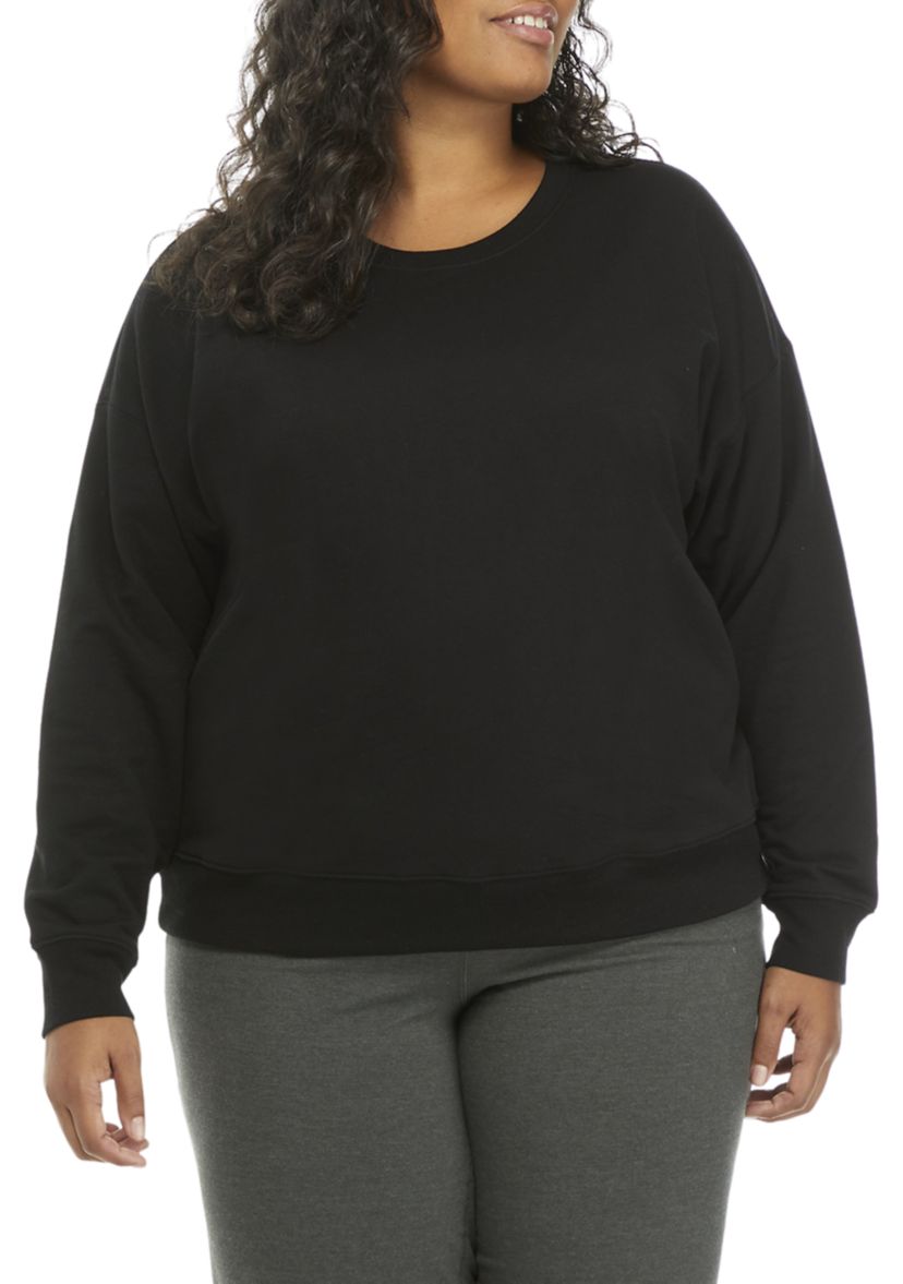 Plus Size Terry Pullover
