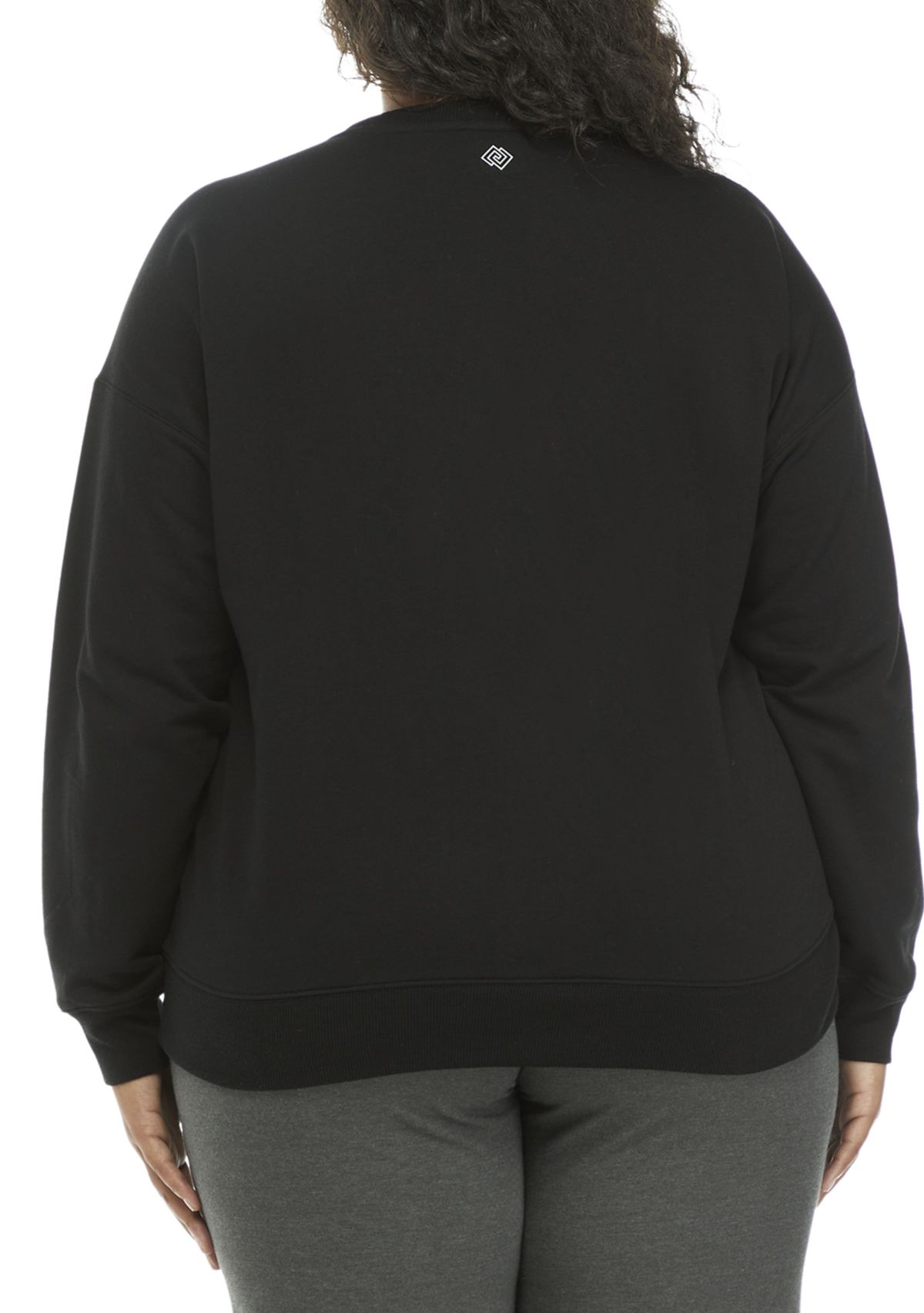 Plus Size Terry Pullover