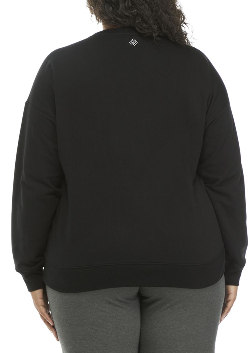 Plus Size Terry Pullover