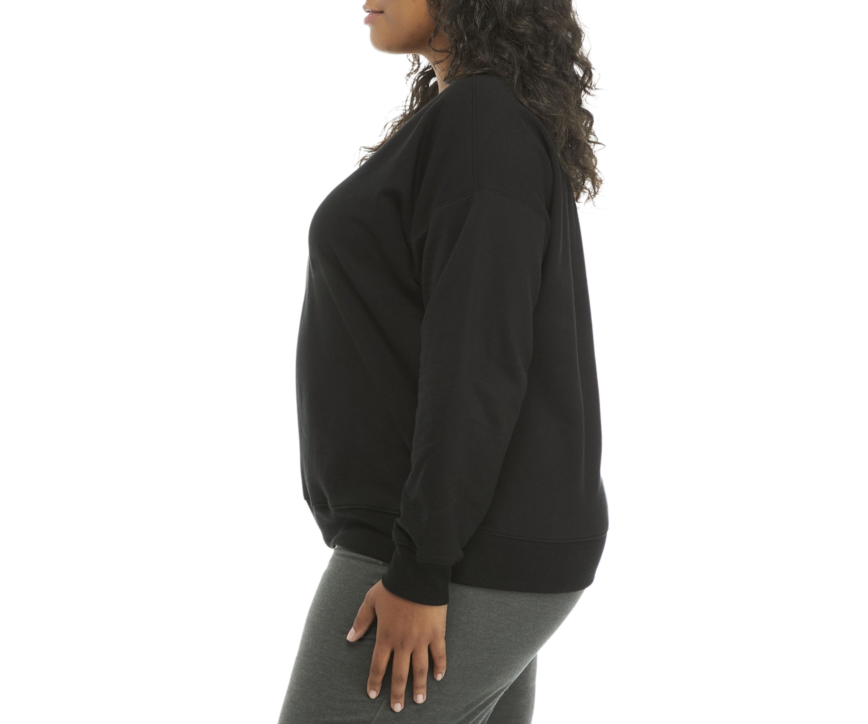 Plus Size Terry Pullover