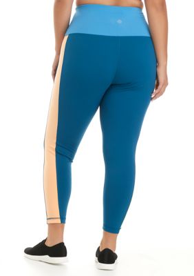 NECHOLOGY Womens plus Size Yoga Pants 2x Pockets Tummy High Waist Workout  Leggings plus Size Yoga Pants with Pockets for Women Pants Blue Medium