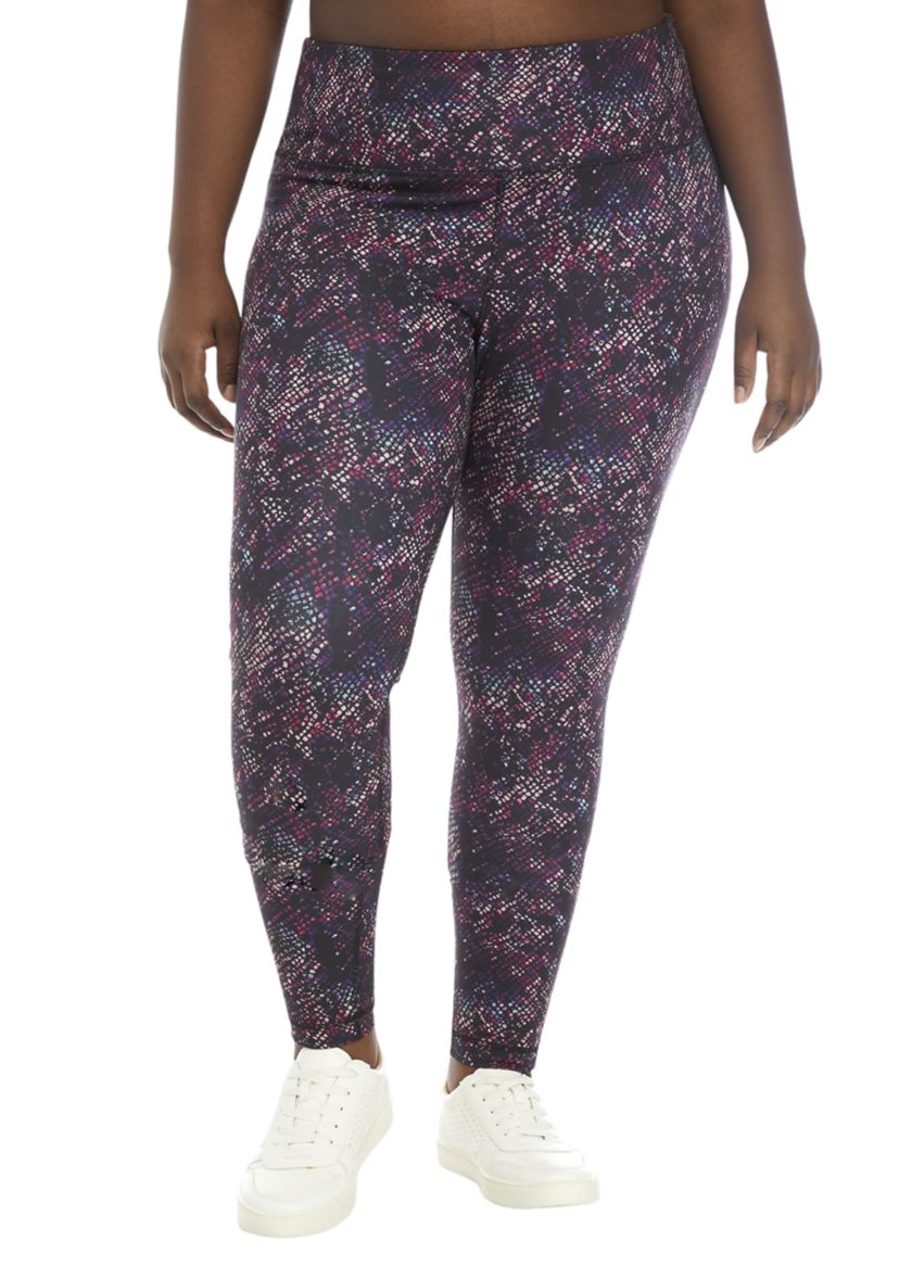 Plus Size   Printed Leggings 