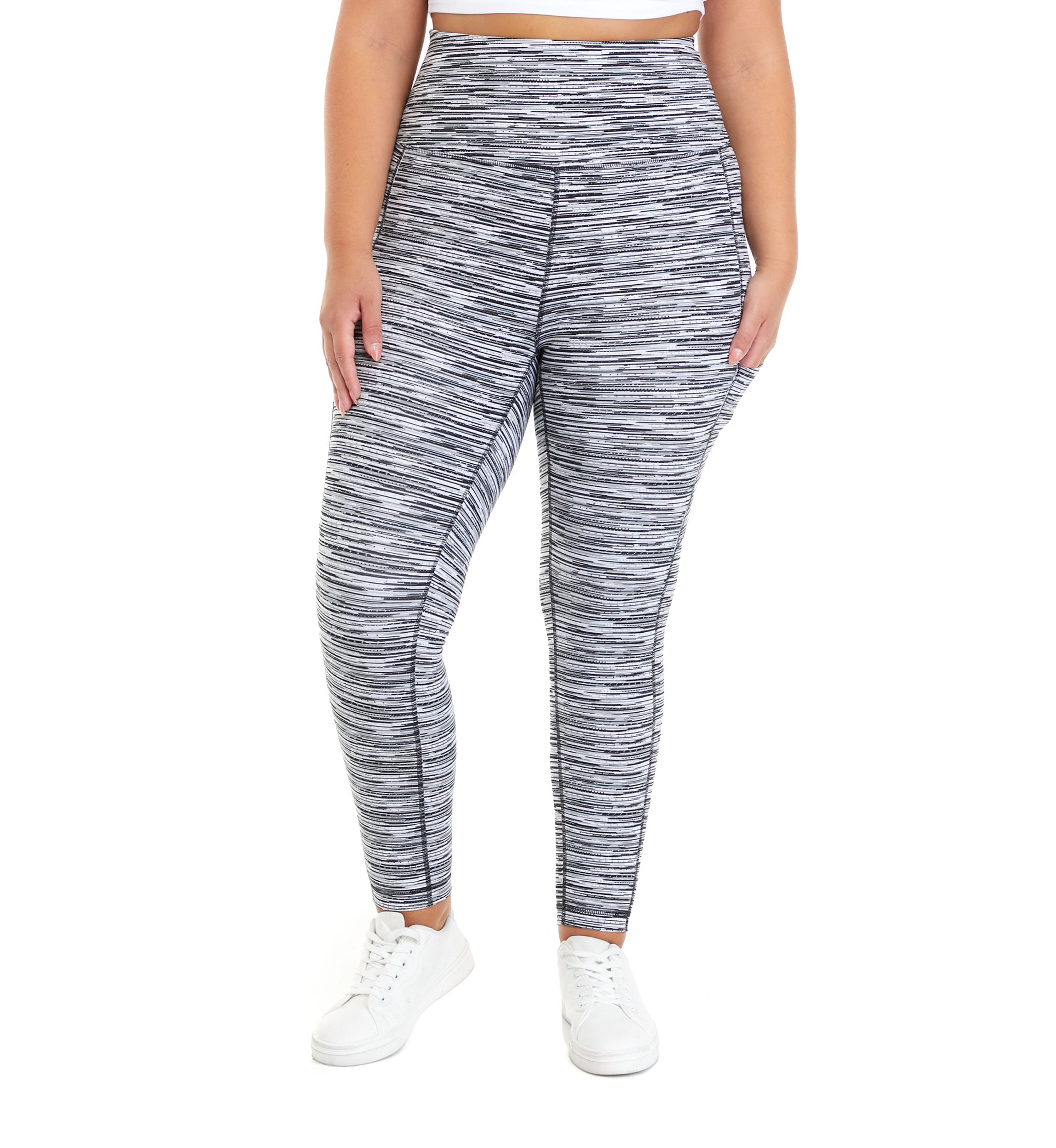 Plus Size Medium Impact High Waisted 7/8 Leggings