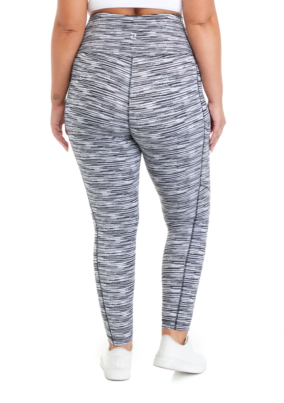 Plus Size Medium Impact High Waisted 7/8 Leggings