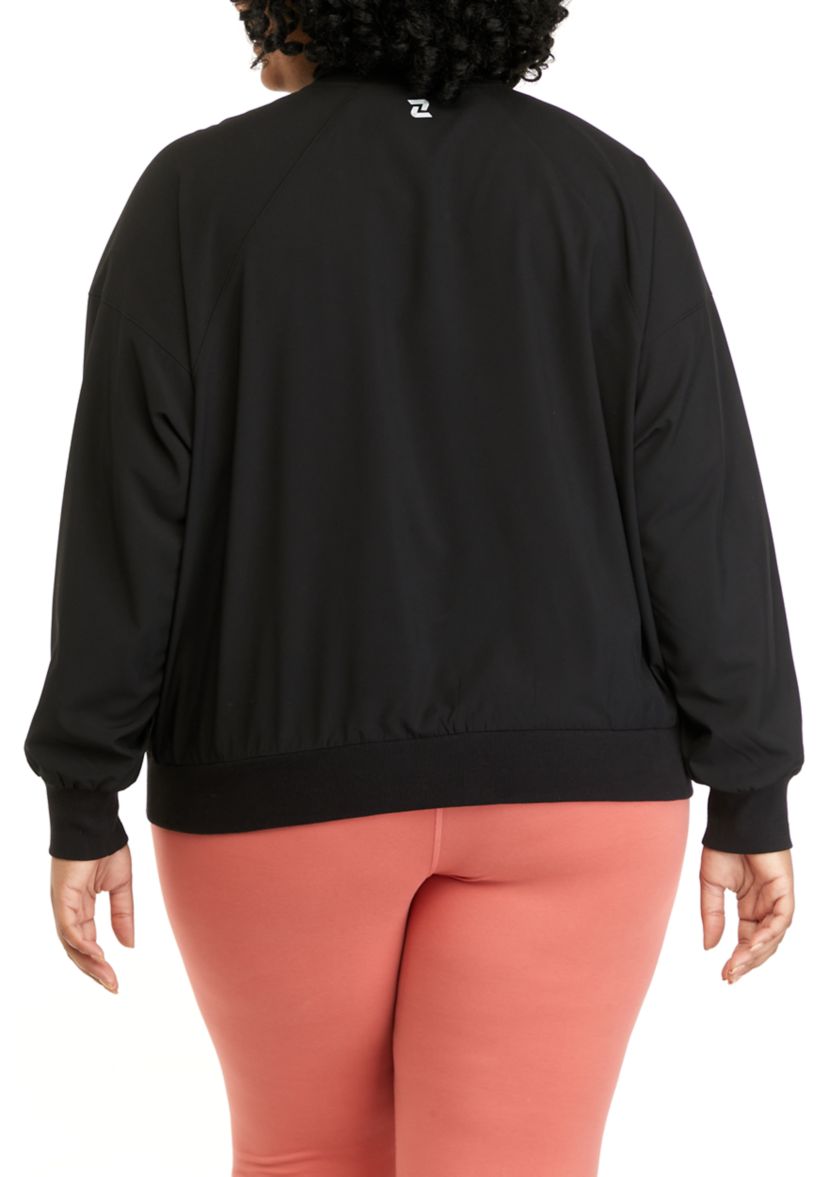 Plus Size City Bomber Jacket