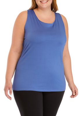 Zelos Women's Size XL Heather Blue Athletic Top
