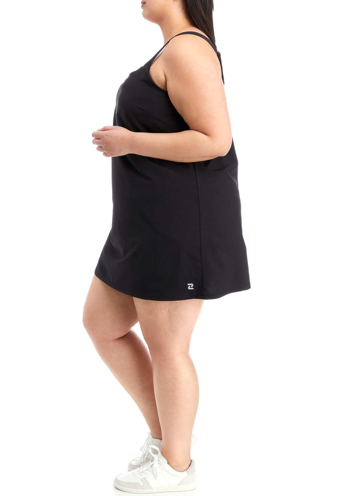 Plus Size Sleeveless A-Line Active Dress