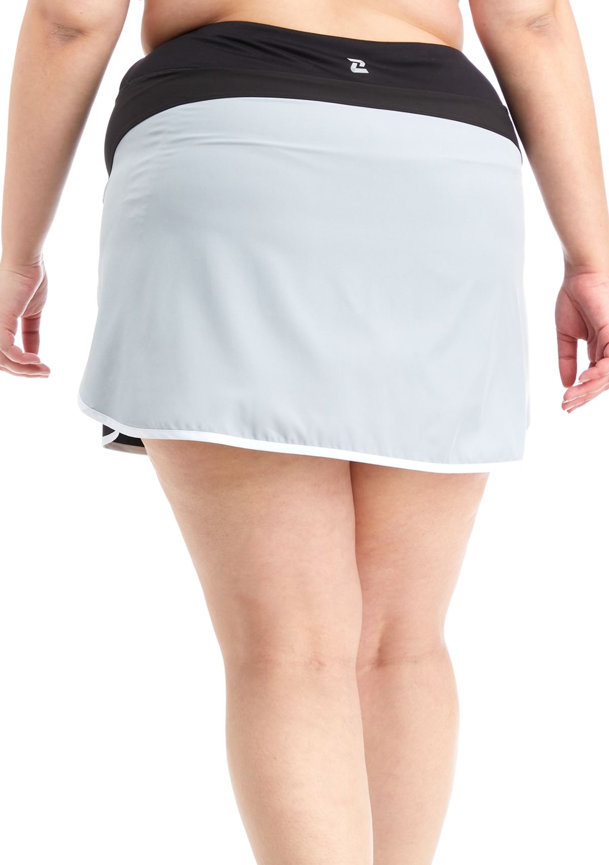Plus Size Crossover Tulip Skort