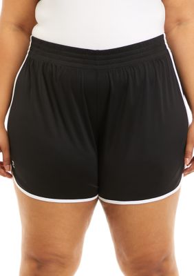 R.A.G. Women's 11” Shorts Stretch Black Side Pockets Plus Size 2X