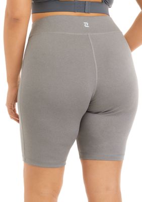 ZELOS Plus Size High Impact High Waisted 7/8 Leggings