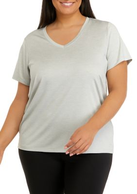 ZELOS Plus Size Workout Tops