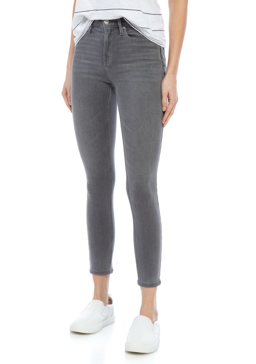 High Rise Skinny Ankle Jeans 