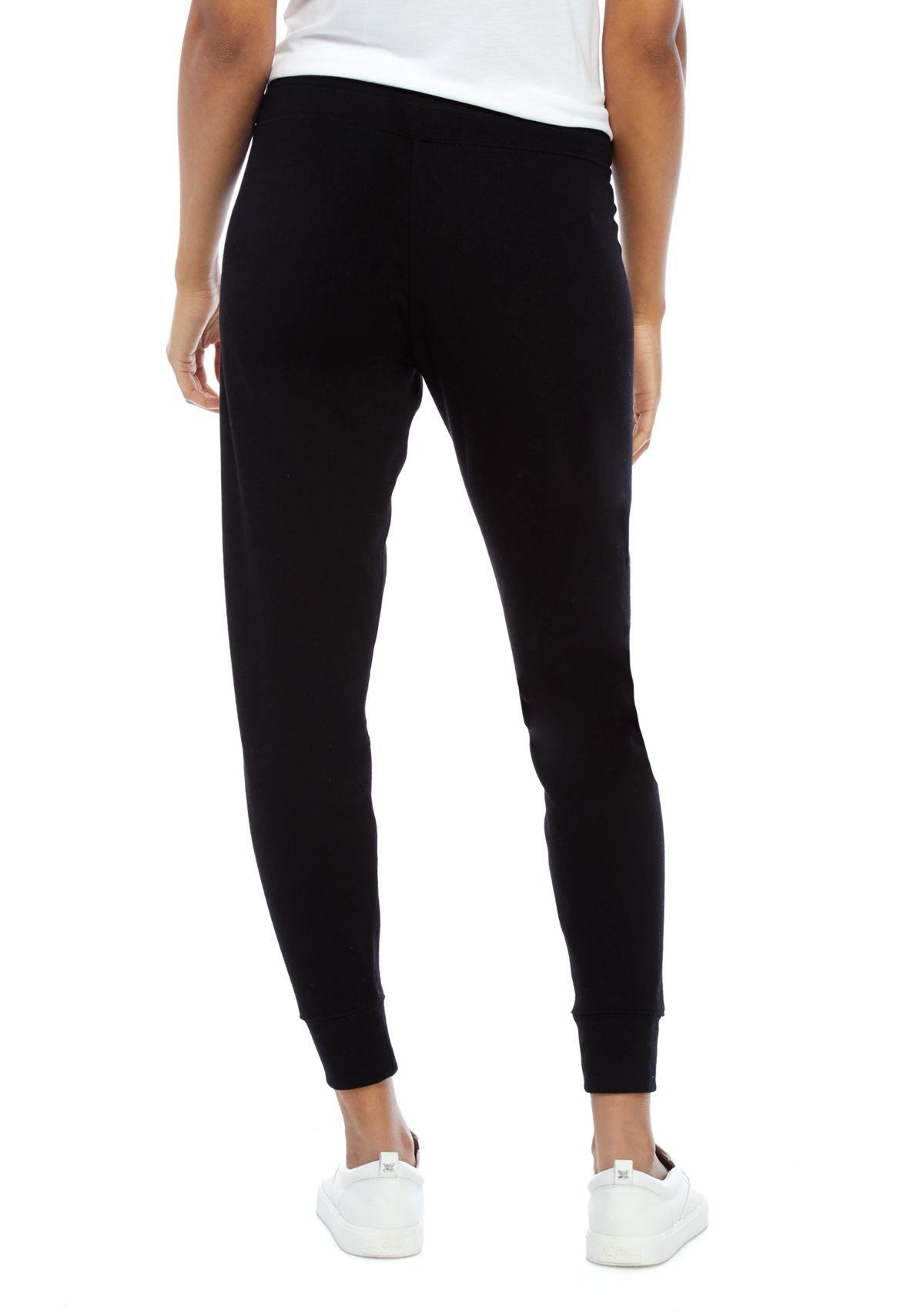 Logo Rib Trim Jogger Pants 