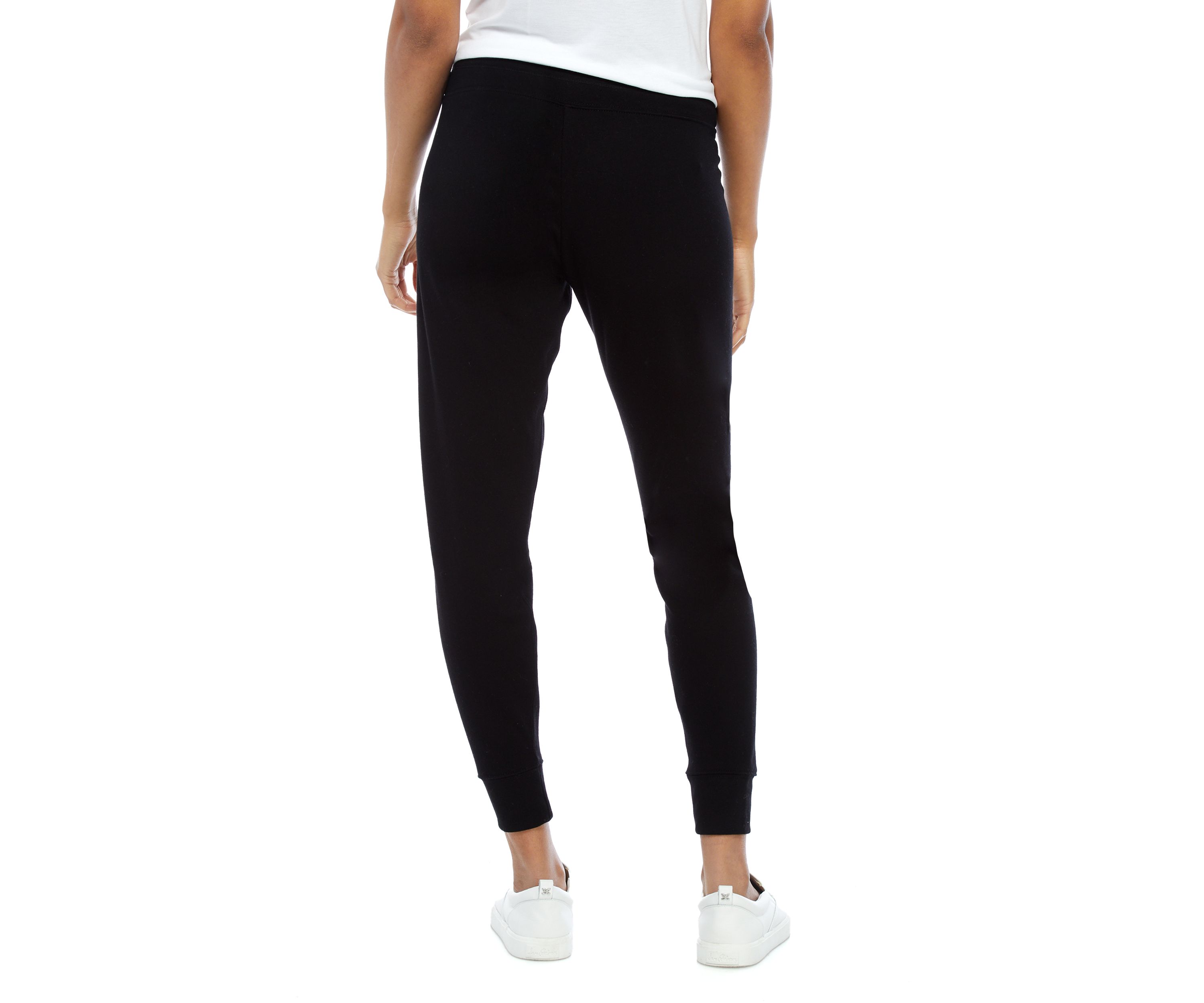 Logo Rib Trim Jogger Pants 