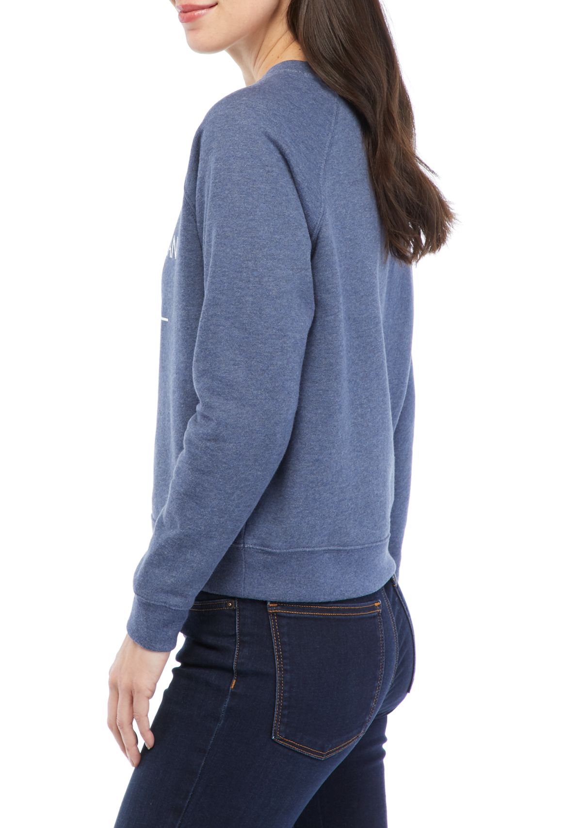 Foil Monogram Logo Graphic Crew Sweatshirt 