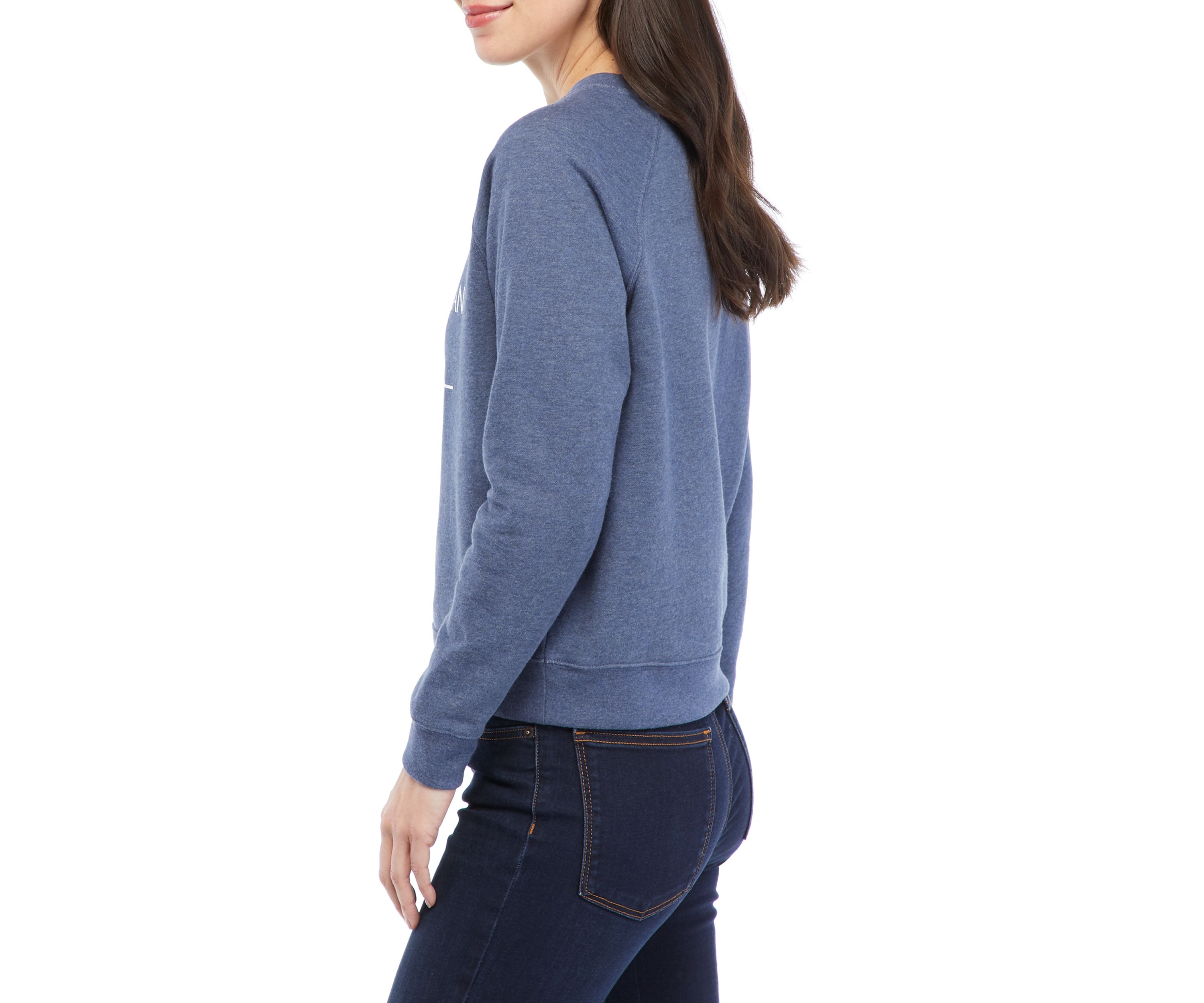Foil Monogram Logo Graphic Crew Sweatshirt 