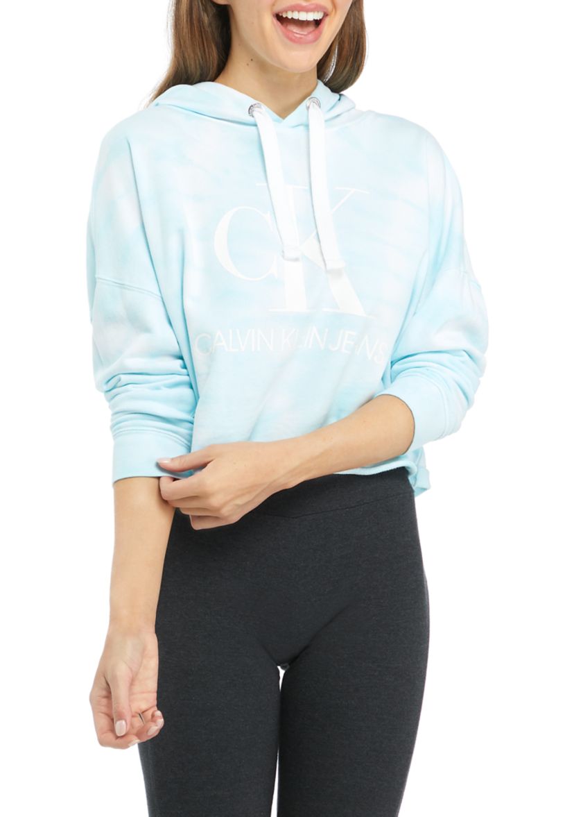 Monogram Logo Tie Dye Hoodie 